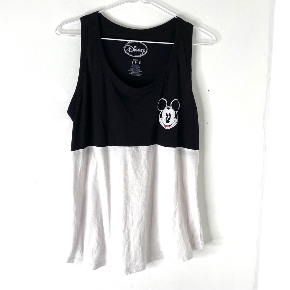 Disney Black and White Mickey Mouse Tank Top